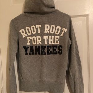 PINK Yankee Zip-up Hoodie